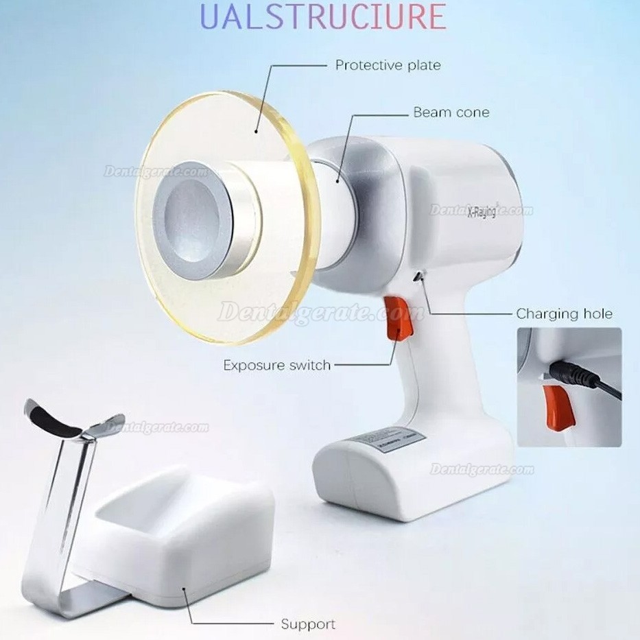 Dental Mobiles Digitales R&ouml;ntgenger&auml;t RAY-500X mit Schutzschild